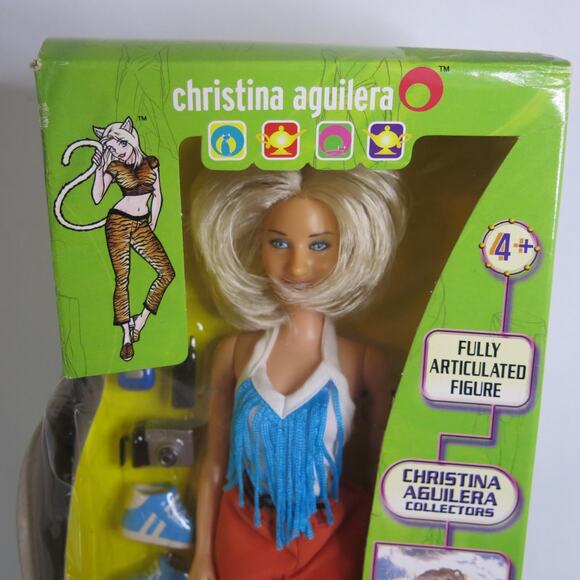 VINTAGE 1999 Christina Aguilera Fashion Doll Poseable New In Box Pop Star Y2K - Picture 2 of 10